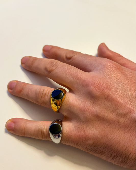 Anéis de Homem em Aço Inoxidável