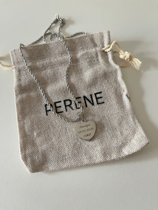 Colar Amor - Personalizado em Aço