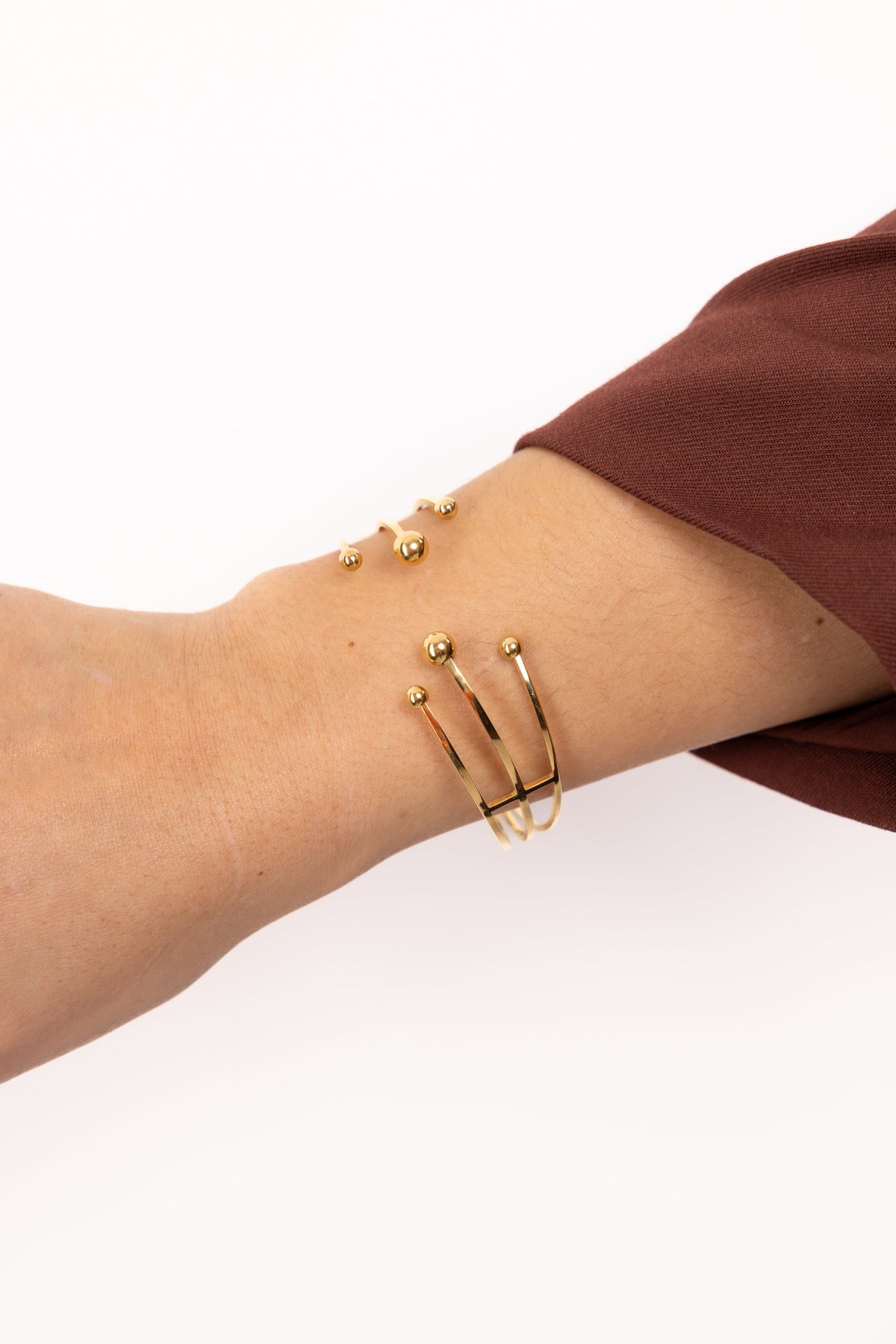Bracelete Tripla com Bola