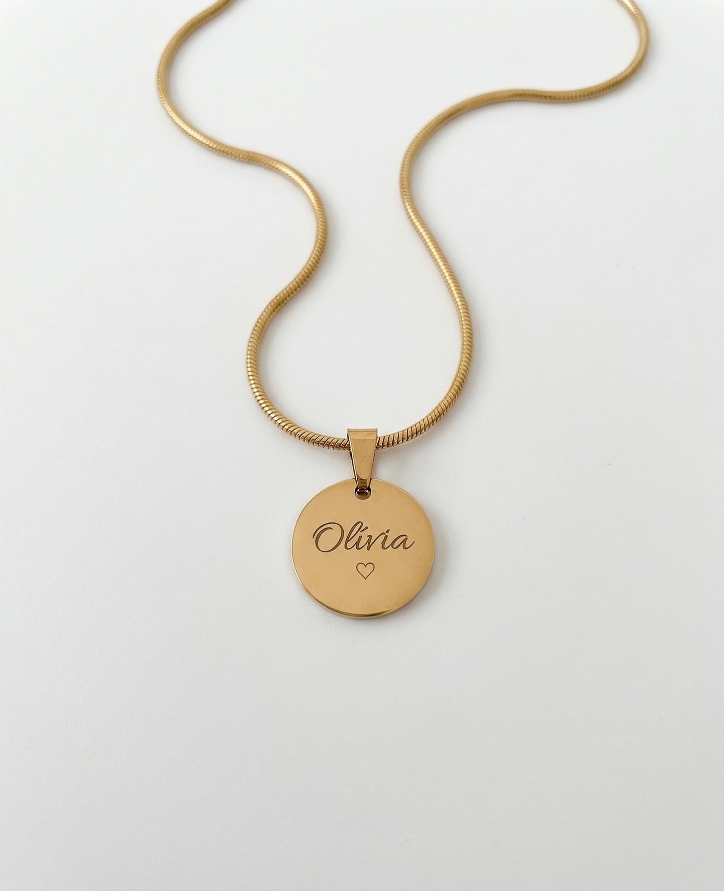 Colar Amor Perfeito - Personalizado em Aço