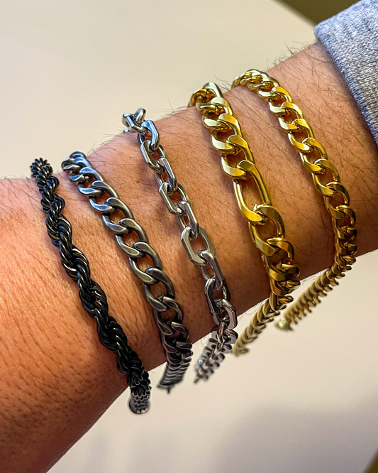 Pulseiras Homem em Aço Inoxidável