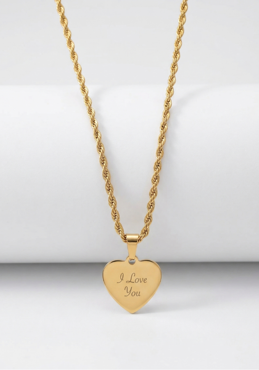 Colar Amor - Personalizado em Aço