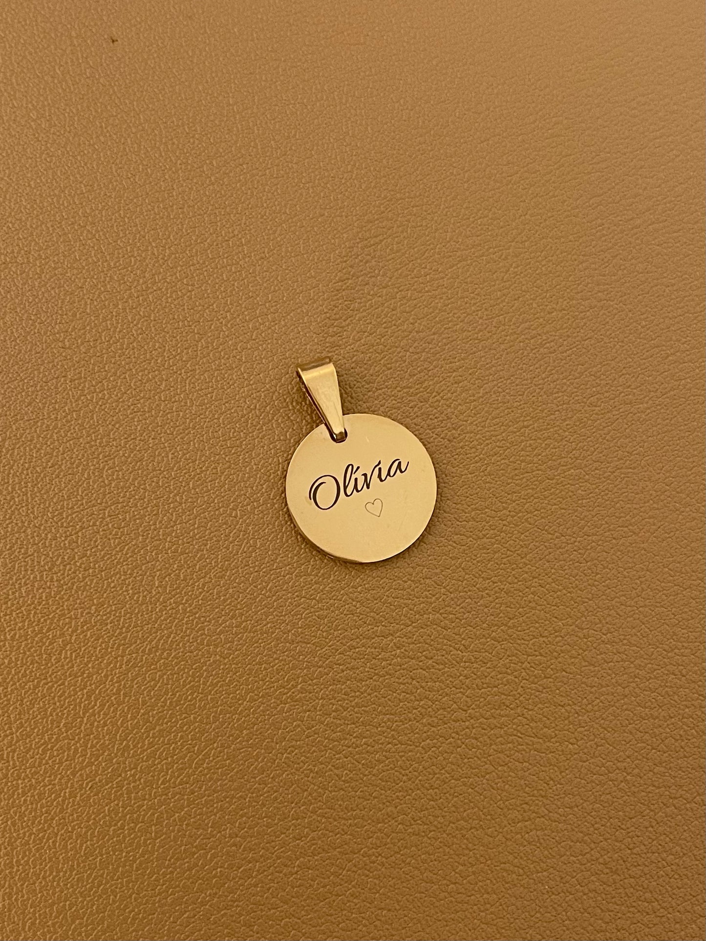 Colar Amor Perfeito - Personalizado em Aço