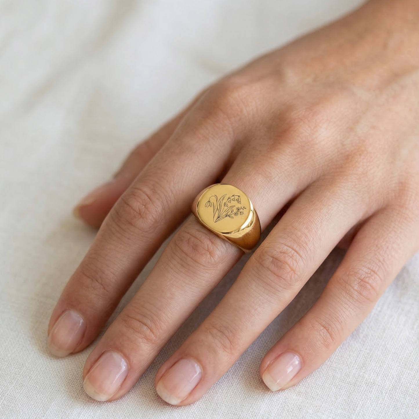 Anel Vintage - Personalizado em Aço