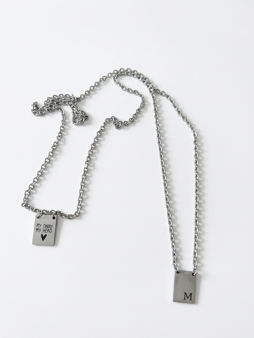 Escapulário Para Sempre - Personalizado em Aço