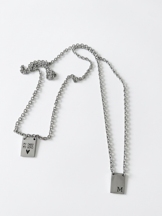 Escapulário Para Sempre - Personalizado em Aço