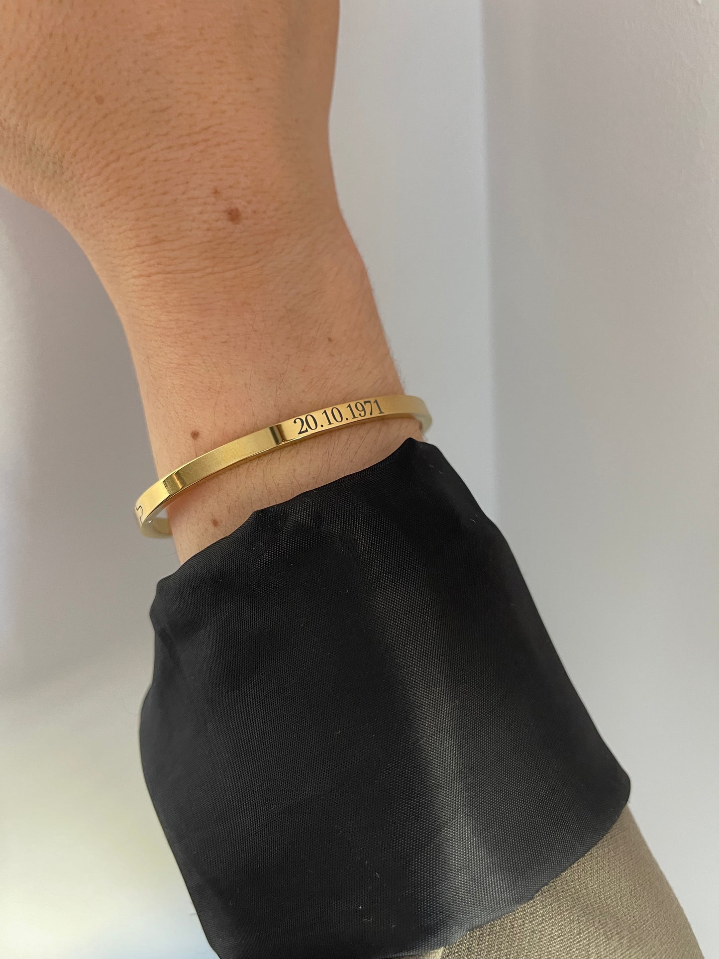 Pulseira Tempo - Personalizada em Aço