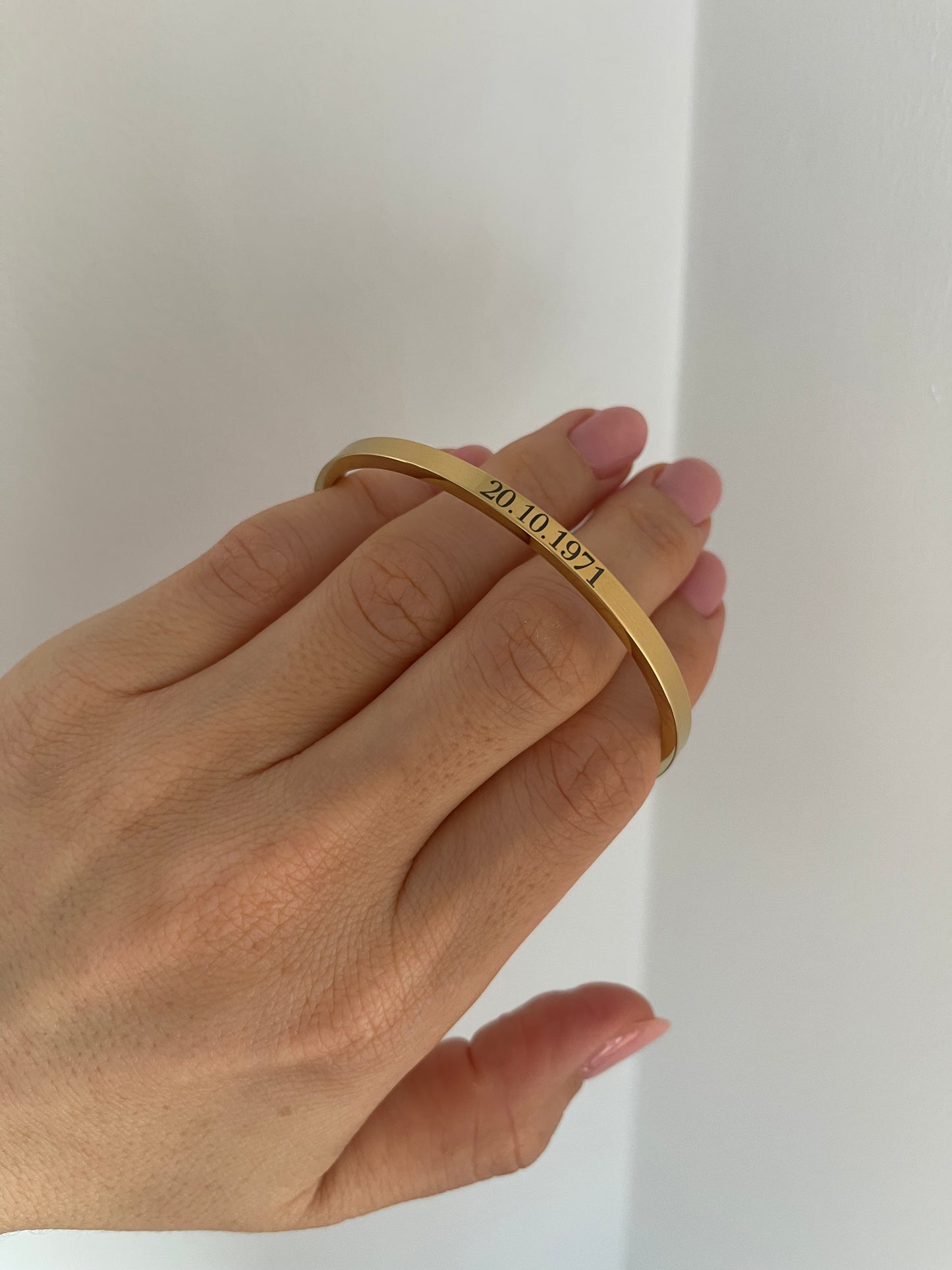 Pulseira Tempo - Personalizada em Aço