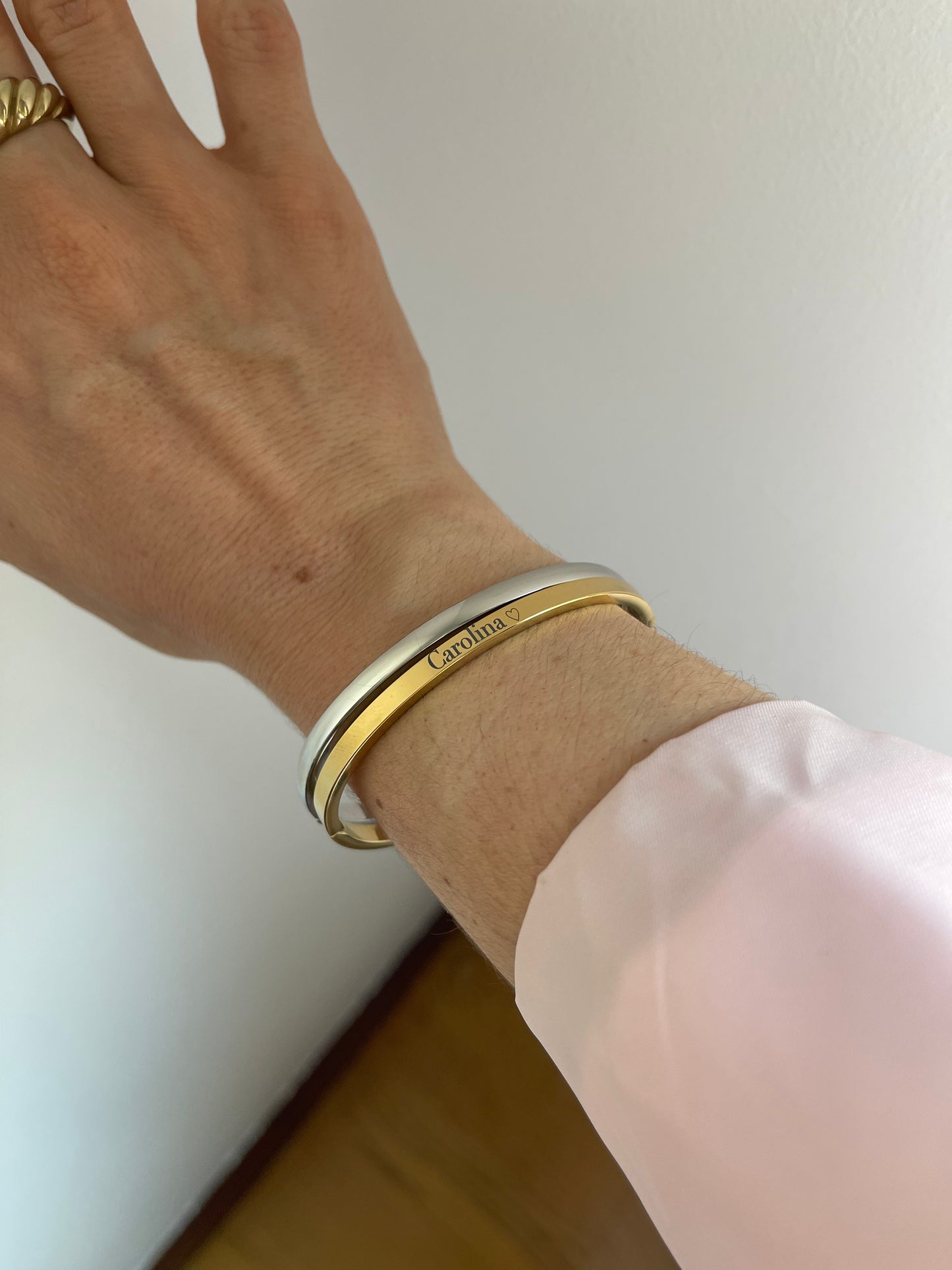 Pulseira Tempo - Personalizada em Aço
