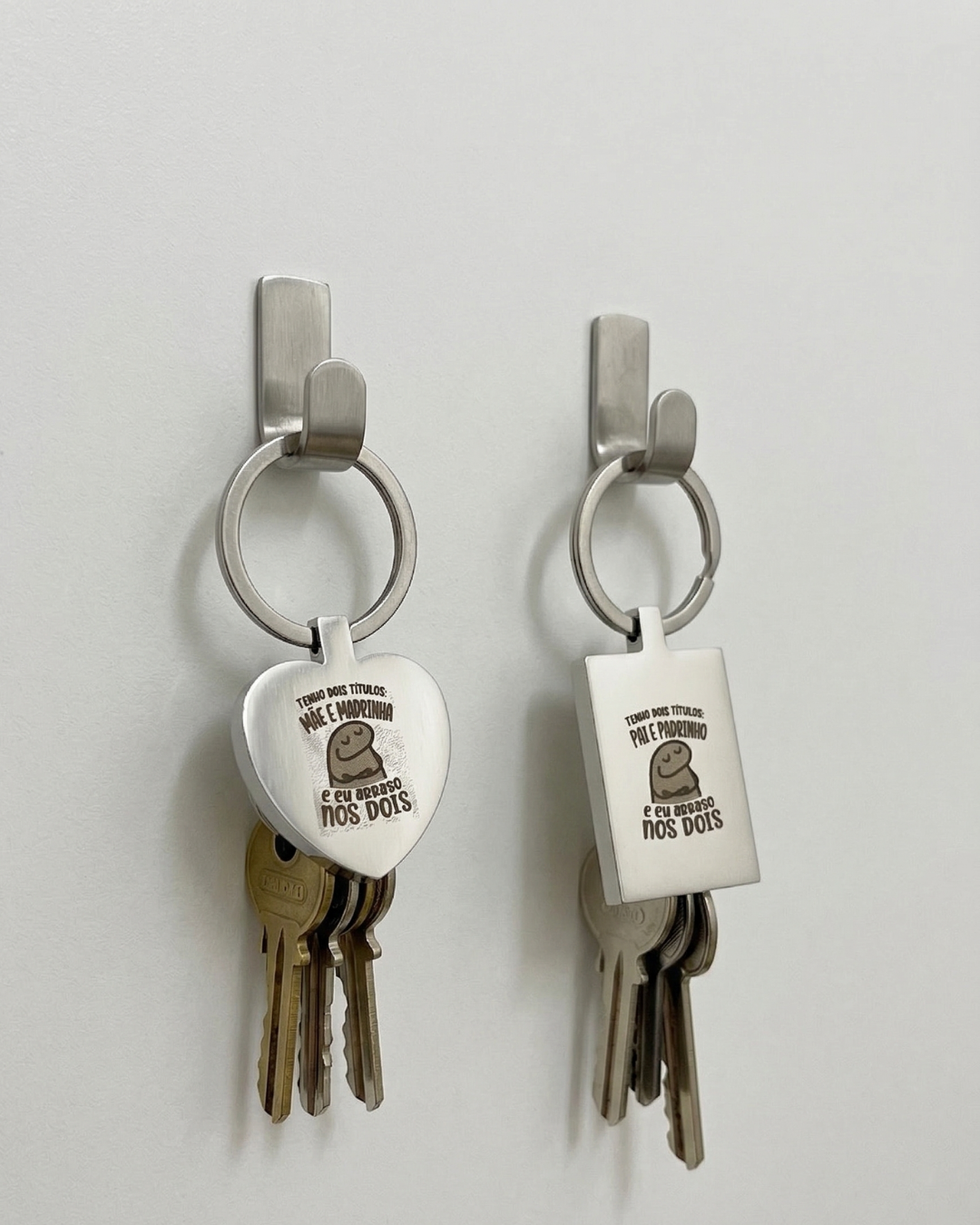 Porta-chaves Eterno – Personalizado em Aço