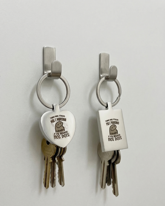 Porta-chaves Eterno – Personalizado em Aço