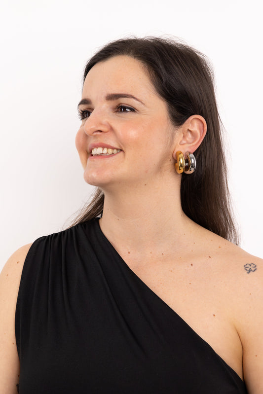 Brincos Large Hoops
