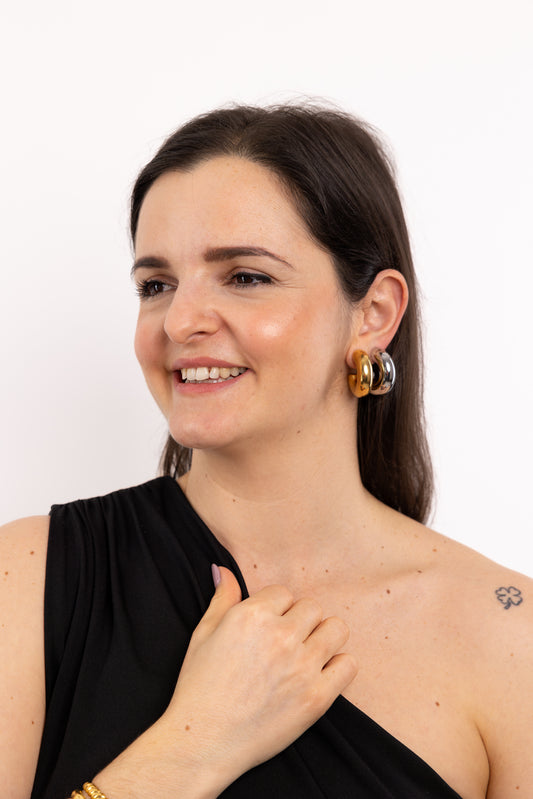 Brincos Large Hoops